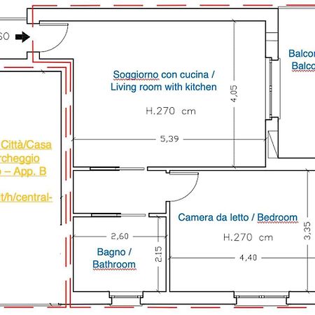 City Center - Modern Flat With Free Parking And Wifi - Apt B Lejlighed Bergamo Eksteriør billede